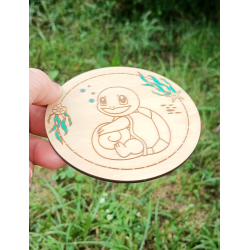 Set de 6 sous-verres Pokémon avec boîte Pokeball | Fait main en bois