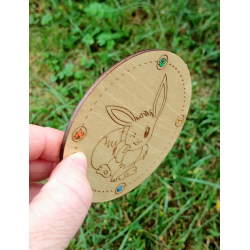 Set de 6 sous-verres Pokémon avec boîte Pokeball | Fait main en bois