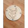 Set of 6 Coasters Pokémon – Handmade Wood Coasters with Pokéball Storage Box