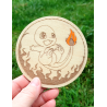 Set de 6 sous-verres Pokémon avec boîte Pokeball | Fait main en bois