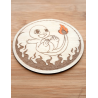 Set of 6 Coasters Pokémon – Handmade Wood Coasters with Pokéball Storage Box