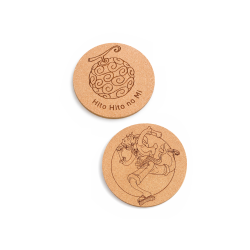 One Piece Joy Boy and Devil Fruit cork trivet