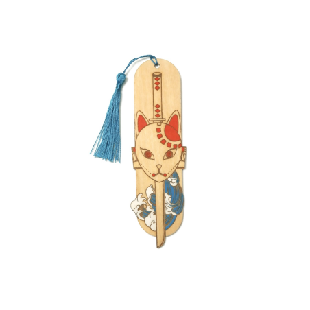 Marque-page en bois Demon Slayer Tanjiro Kitsune