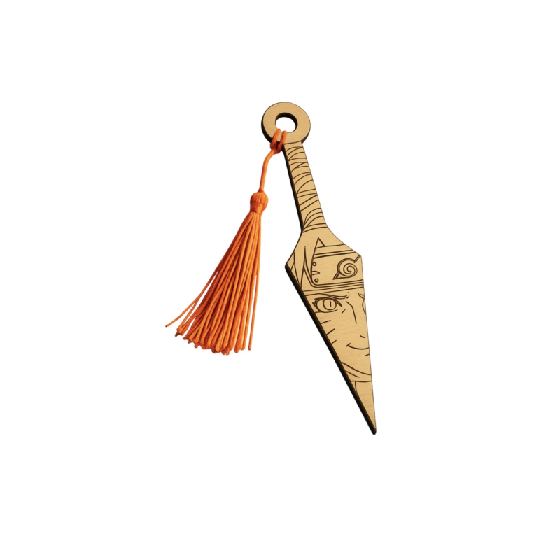 Naruto Kunai wooden bookmark