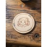 Frieren Wooden Coasters – Set of 6 Anime Coasters