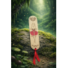 Hollow Knight Silksong Hornet wooden bookmark, front view
