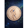 Sous-verres Hollow Knight en bois – set gaming
