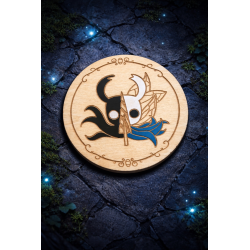 Hollow Knight Wooden Coasters – Set of 6 Gaming Coasters