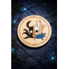 Sous-verres Hollow Knight en bois – set gaming