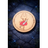 Sous-verres Hollow Knight en bois hornet
