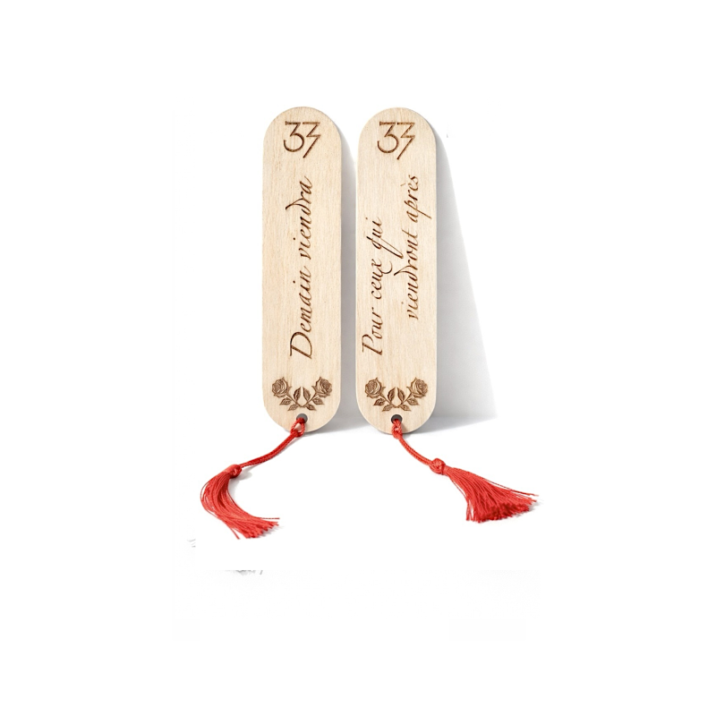 Marque-page Clair Obscur Expédition 33 en bois