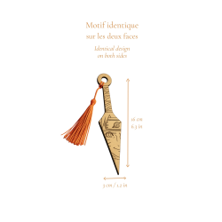 Marque-page Naruto Kunai en bois – signet manga
