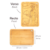 One Piece Sanji Bamboo Cutting Board