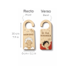 One Piece Luffy Wooden Door Hanger Details and Dimensions