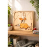 Tableau Hollow Knight Silksong en bois relief – Décoration murale artisanale
