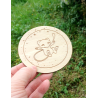 Set of 6 Coasters Pokémon – Handmade Wood Coasters with Pokéball Storage Box